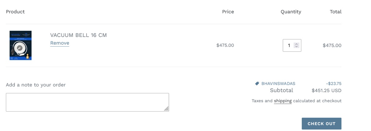 pectushealing checkout proof